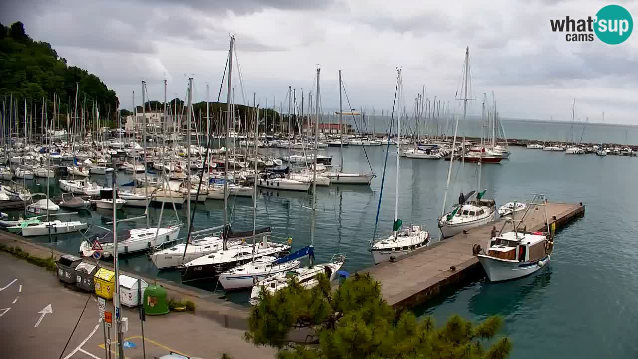 Webcam Sistiana – Vue sur la marina et la baie