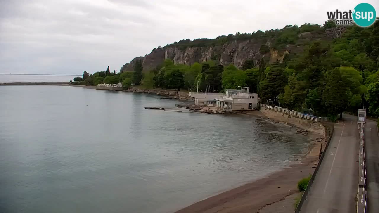 Webcam Sistiana – Vue sur la marina et la baie