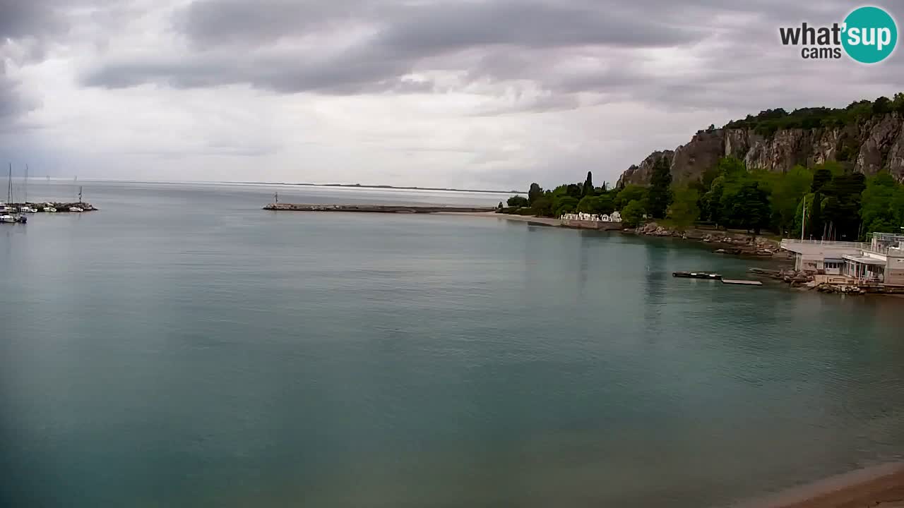 Webcam Sistiana – Vista sulla marina e sulla baia