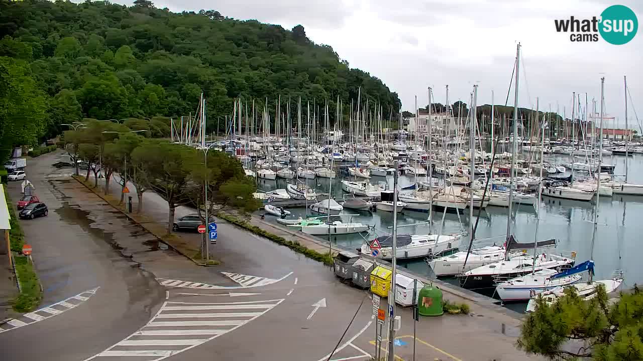 Webcam Sistiana – Blick auf Marina und Bucht