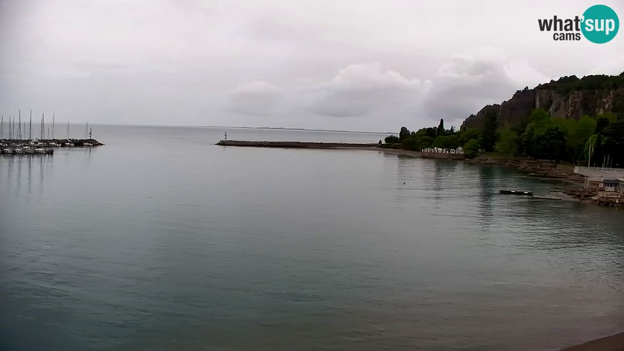 Webcam Sistiana – Blick auf Marina und Bucht