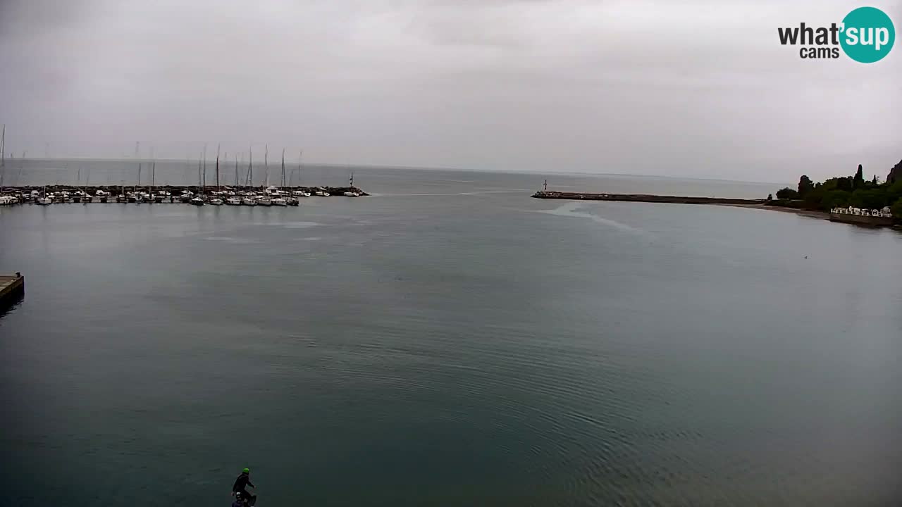 Webcam Sistiana – Vista sobre la marina y la bahía