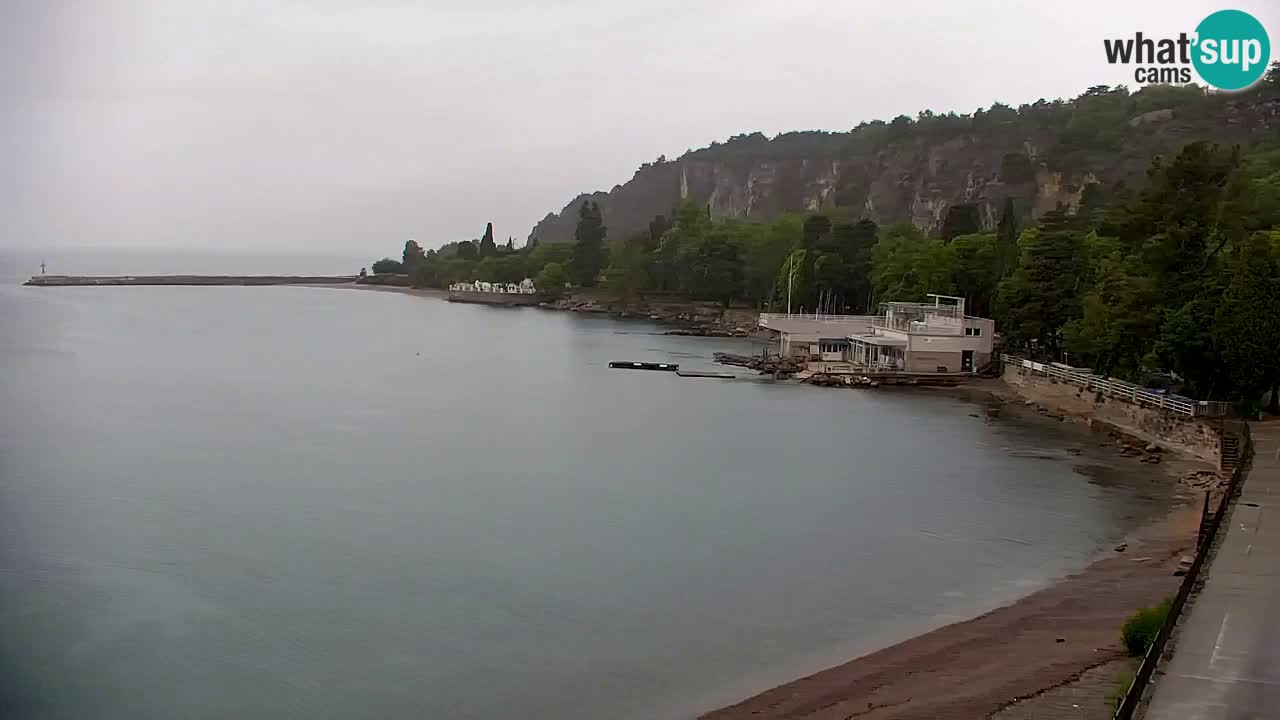 Webcam Sistiana – Vista sobre la marina y la bahía