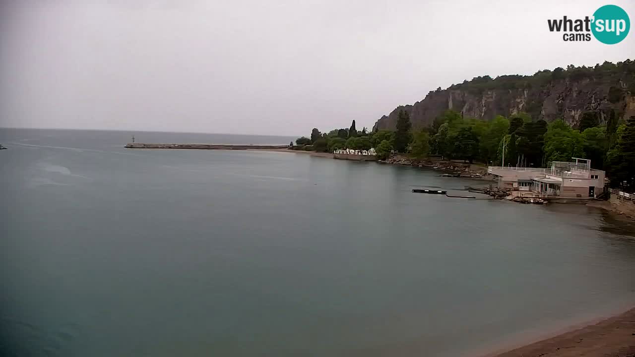 Webcam Sistiana – Vue sur la marina et la baie