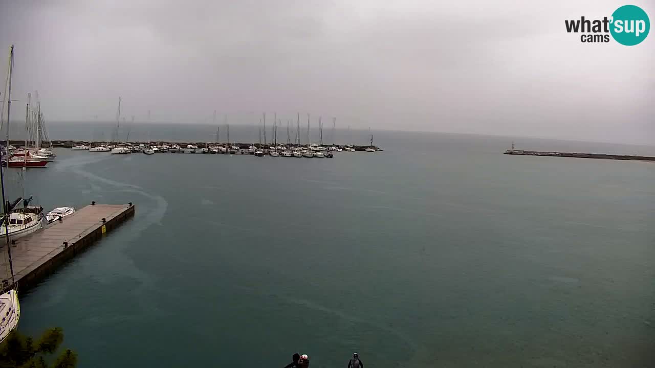 Webcam Sistiana – Vista sobre la marina y la bahía