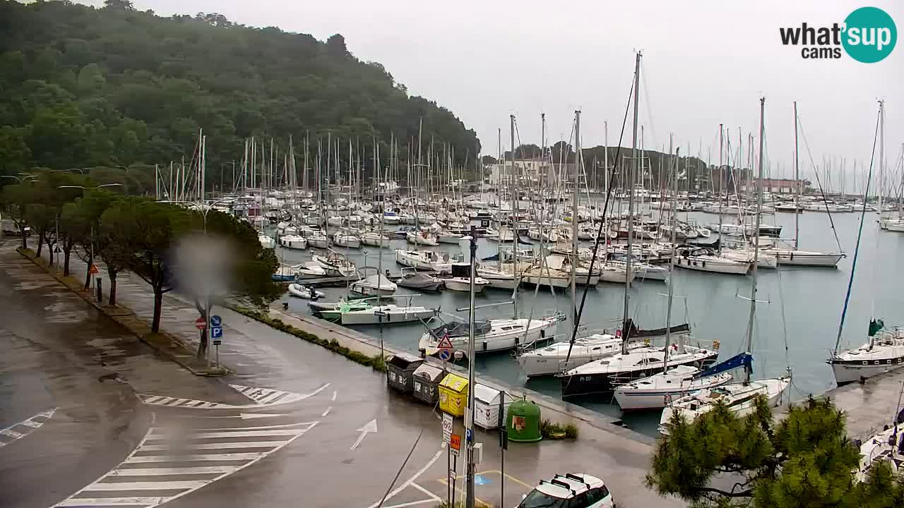 Webcam Sistiana – Vue sur la marina et la baie