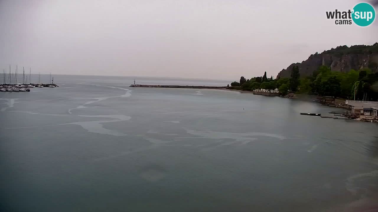 Webcam Sistiana – Vue sur la marina et la baie