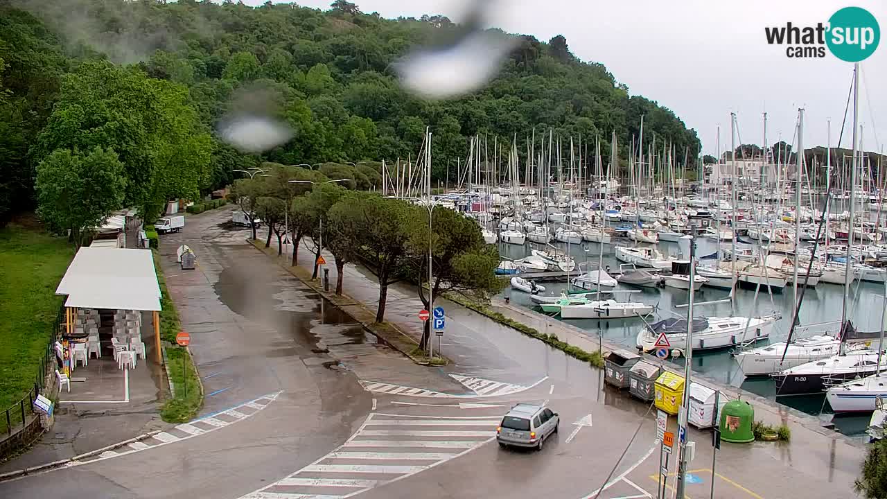 Webcam Sistiana – Vista sulla marina e sulla baia