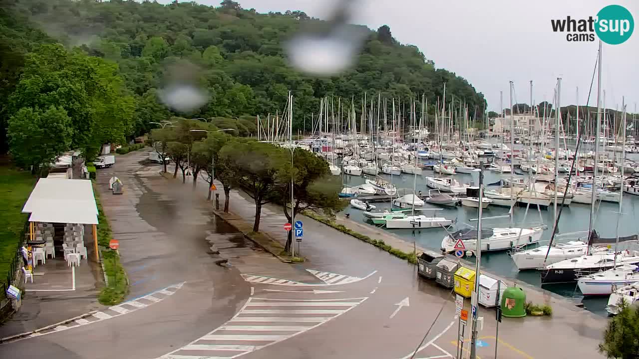 Webcam Sistiana – Blick auf Marina und Bucht