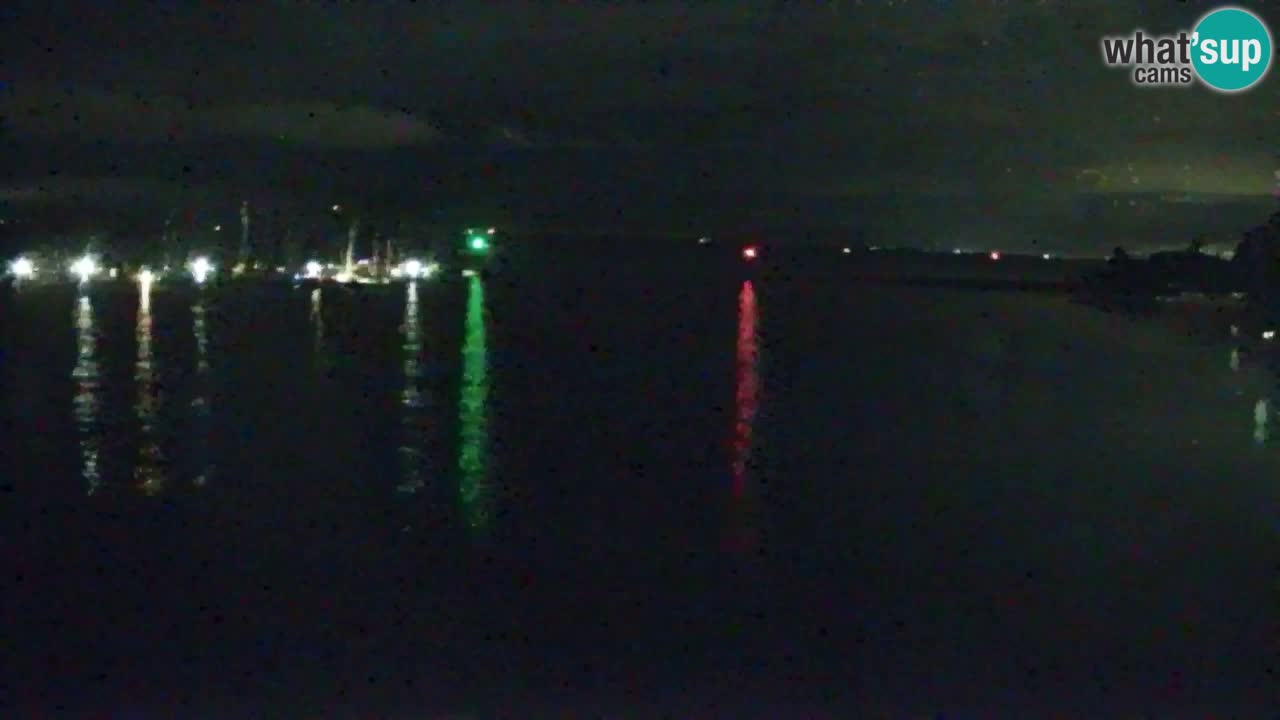 Webcam Sistiana – Blick auf Marina und Bucht