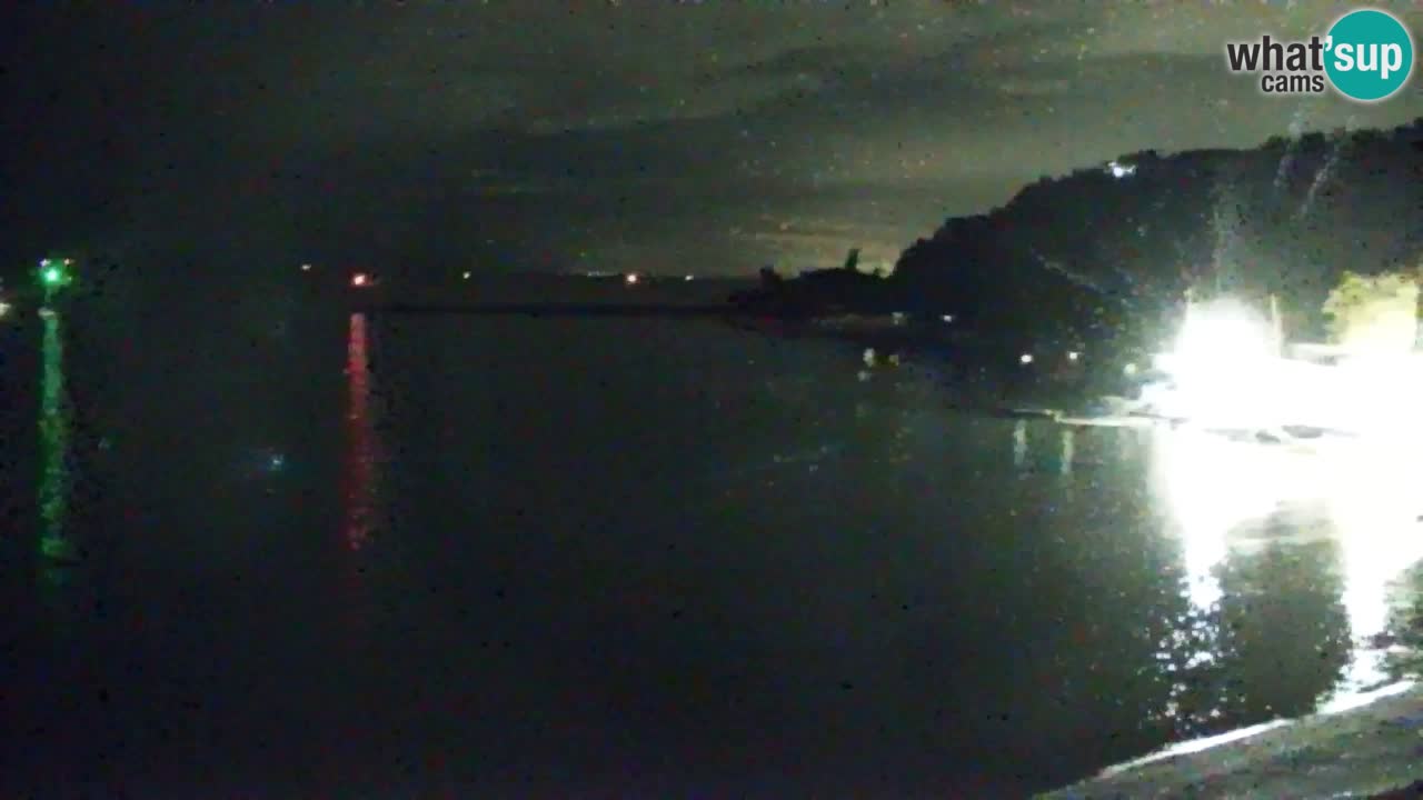 Webcam Sistiana – Vue sur la marina et la baie