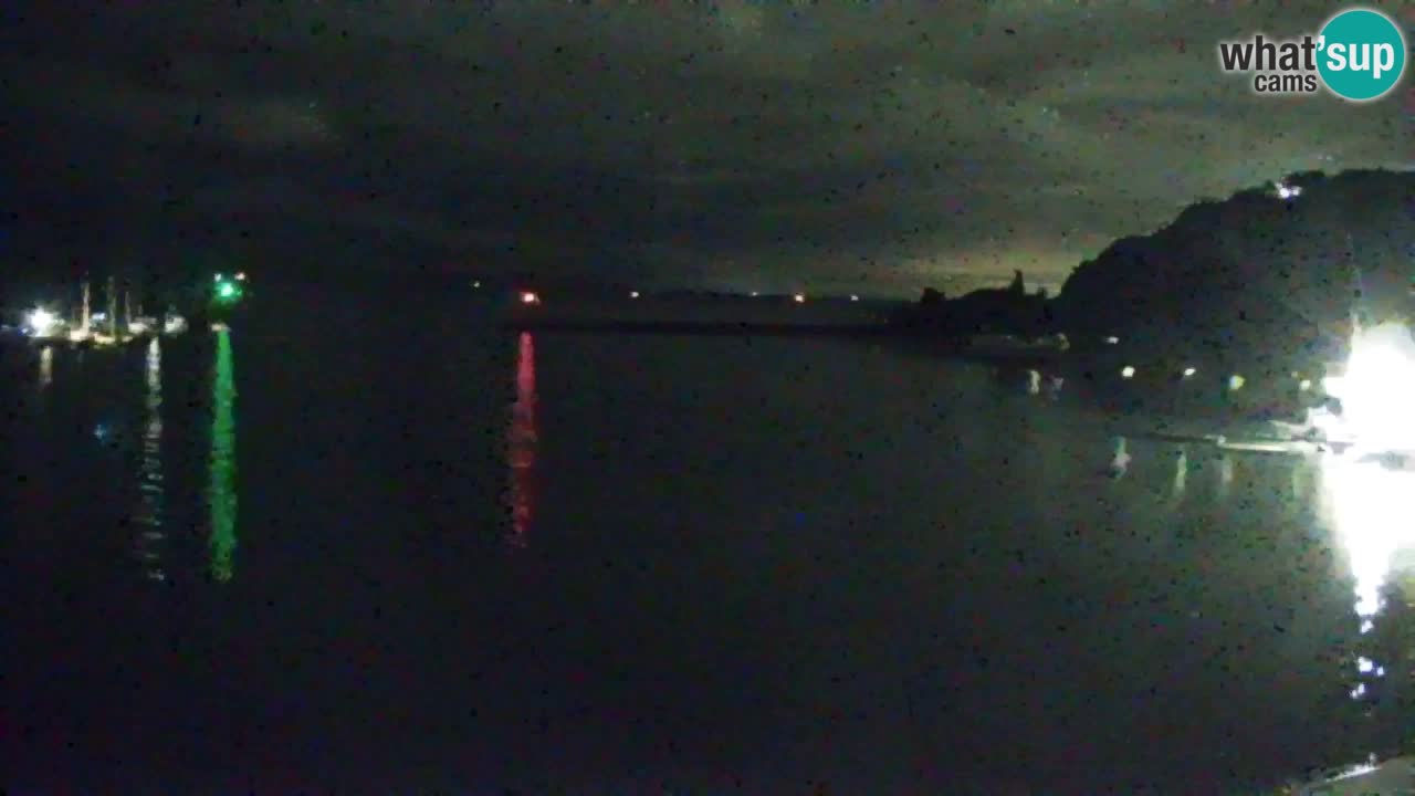 Webcam Sistiana – Vista sobre la marina y la bahía