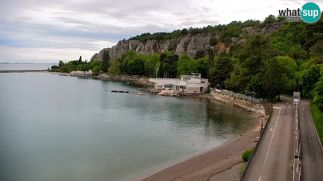 Spletna kamera Sesljan (Sistiana) – Pogled na marino in zaliv