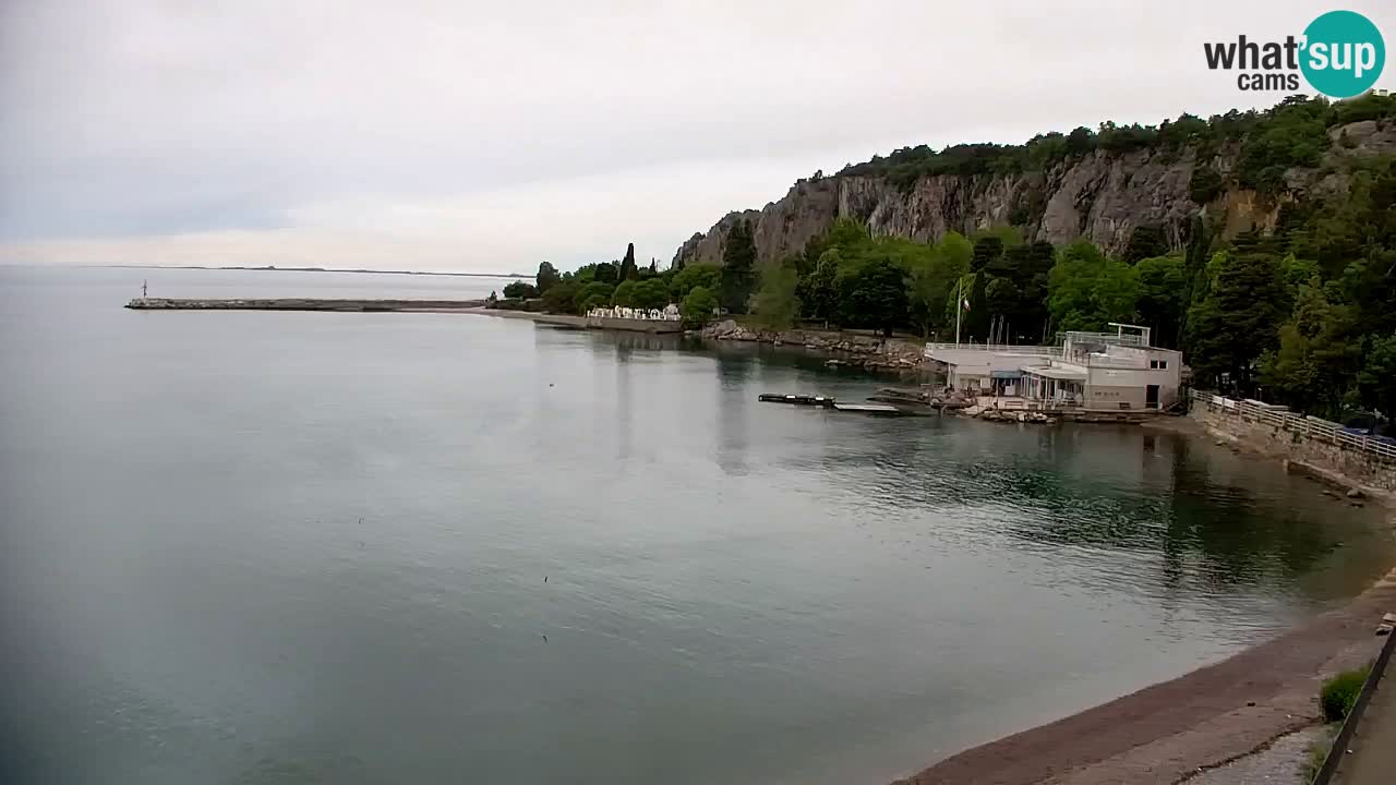 Webcam Sistiana – Vue sur la marina et la baie