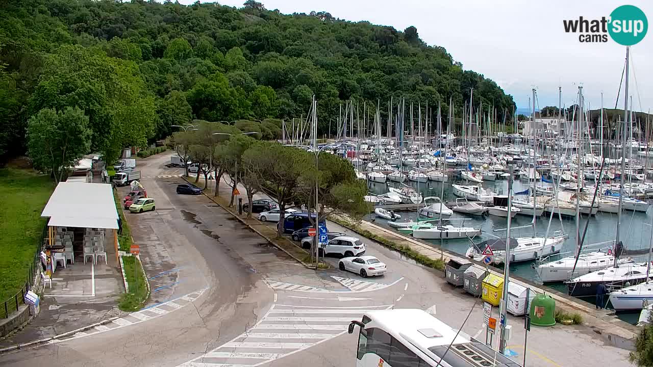 Webcam Sistiana – Blick auf Marina und Bucht
