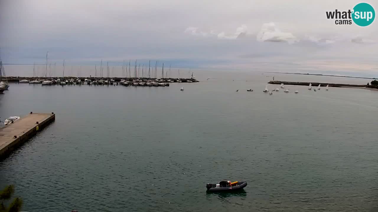 Webcam Sistiana – Vue sur la marina et la baie