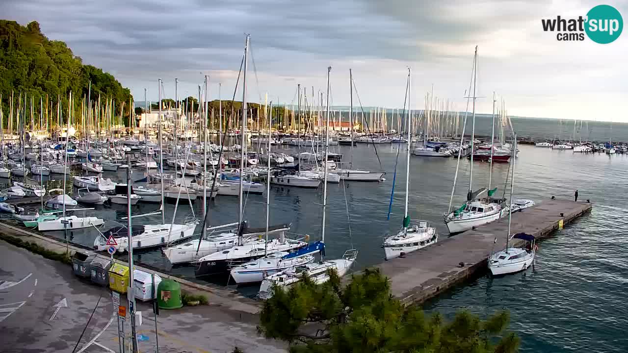 Spletna kamera Sesljan (Sistiana) – Pogled na marino in zaliv
