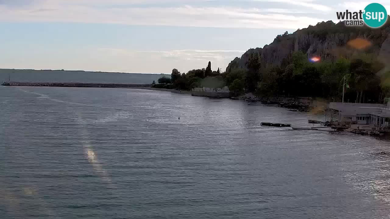 Webcam Sistiana – Vista sulla marina e sulla baia