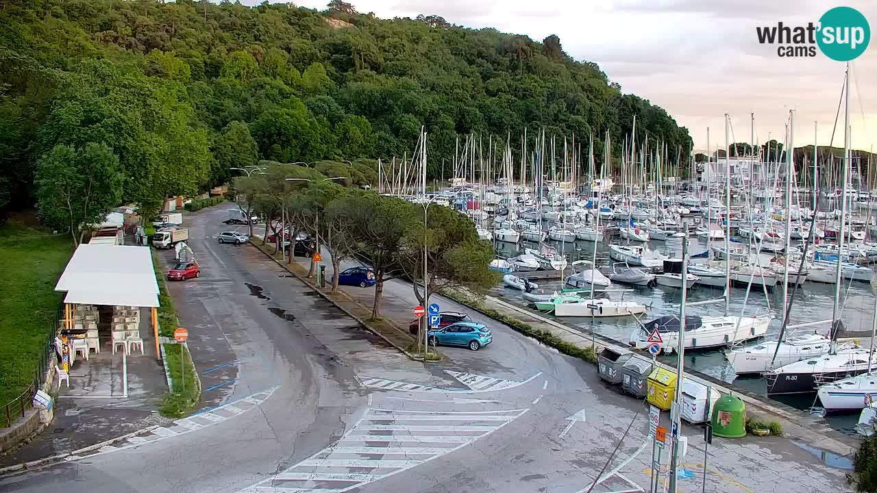 Webcam Sistiana – Blick auf Marina und Bucht