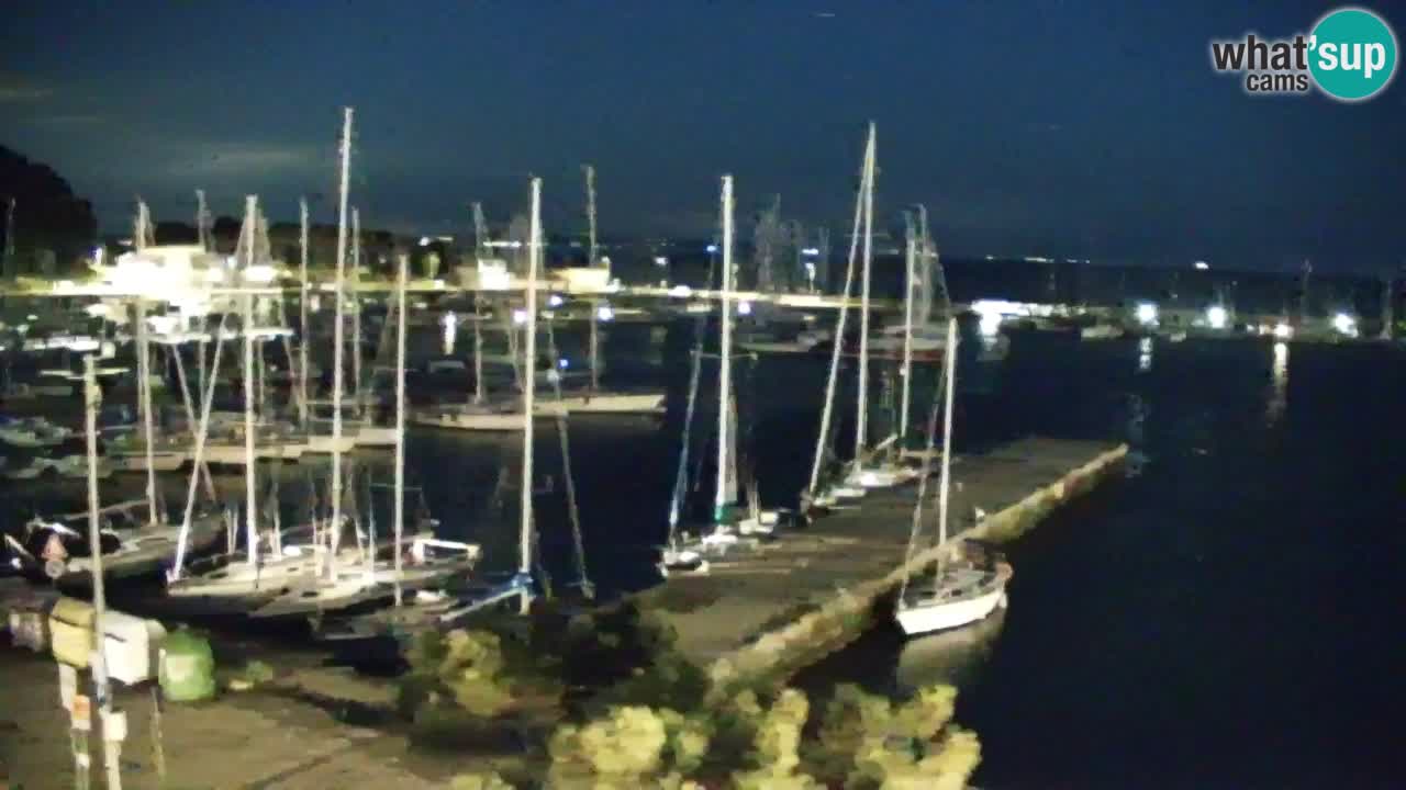 Webcam Sistiana – Vue sur la marina et la baie