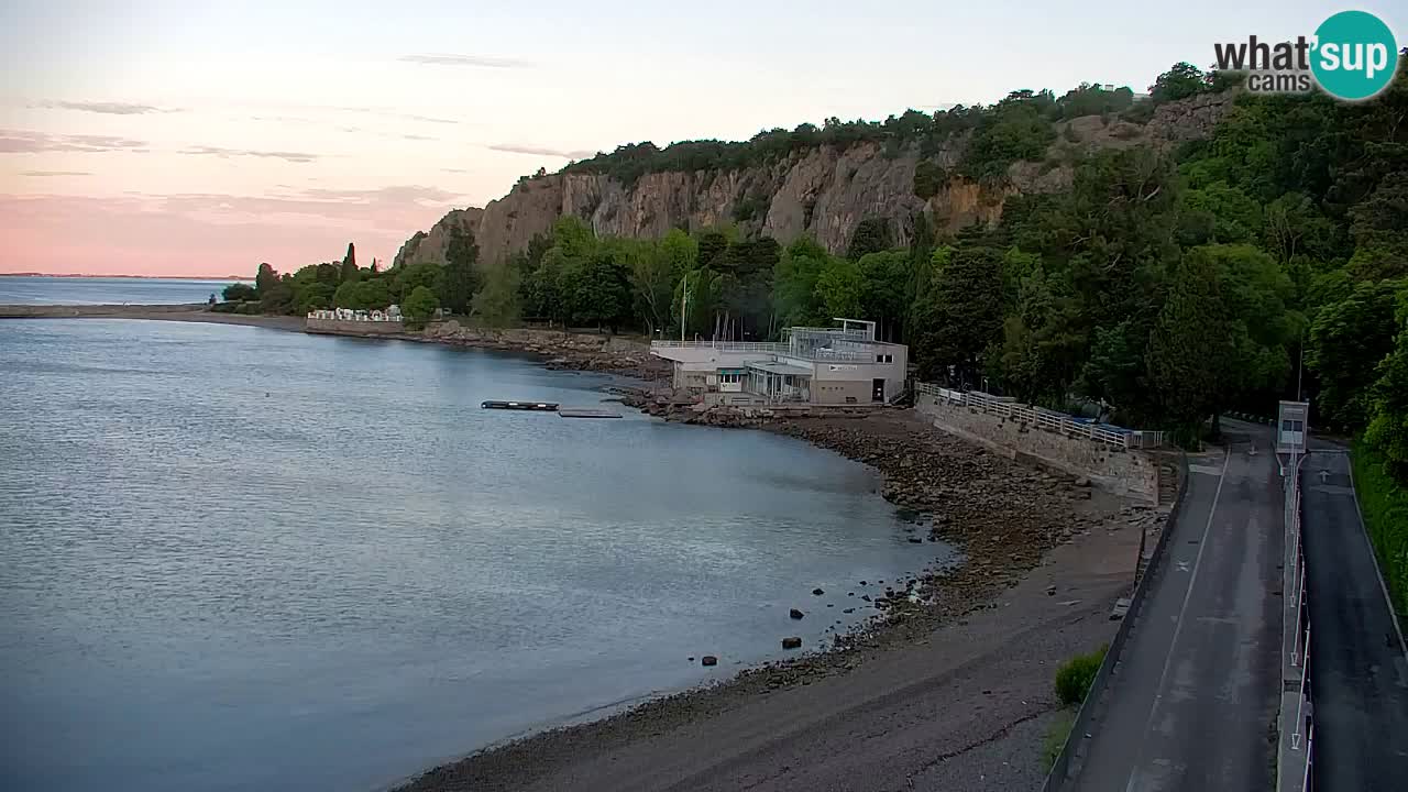 Webcam Sistiana – Vista sobre la marina y la bahía