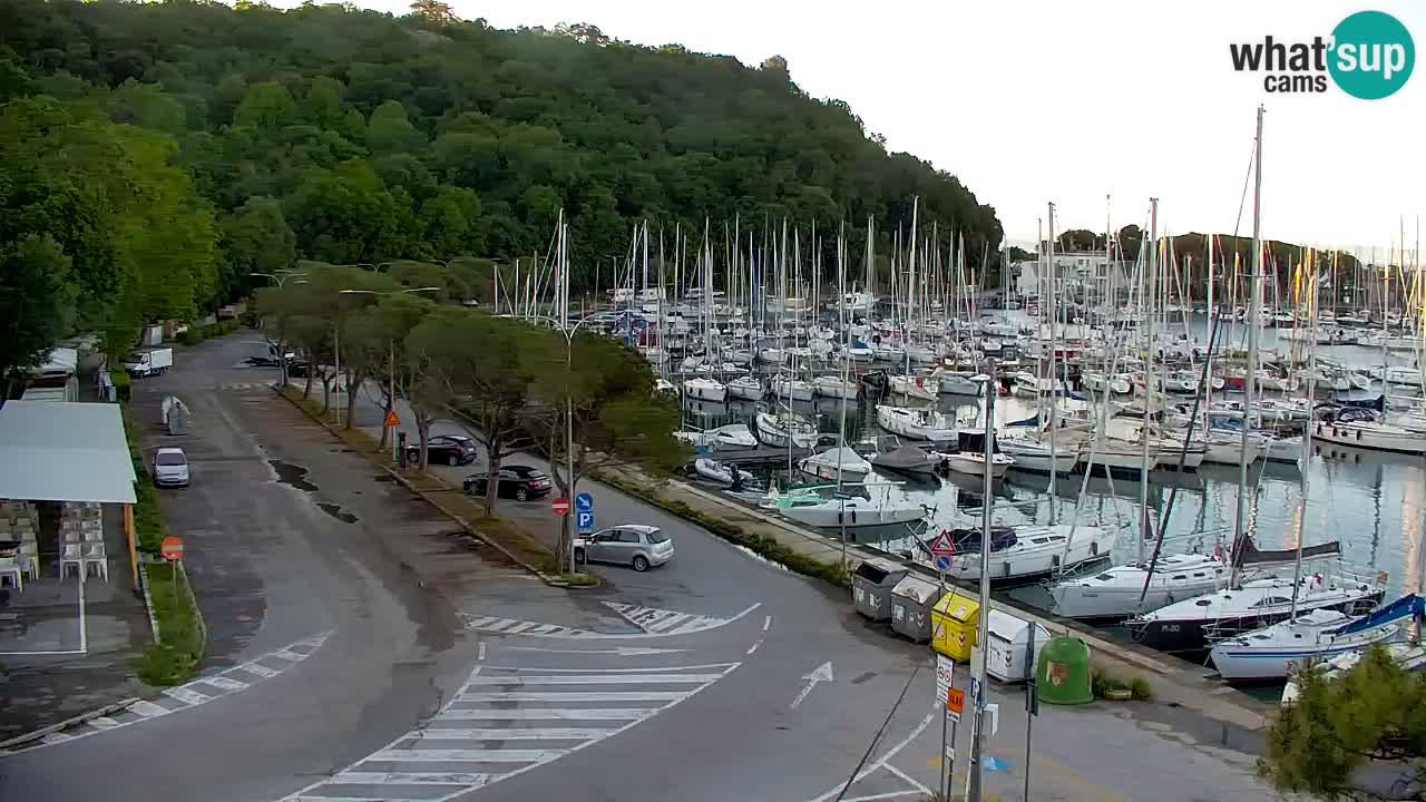 Webcam Sistiana – Vista sobre la marina y la bahía