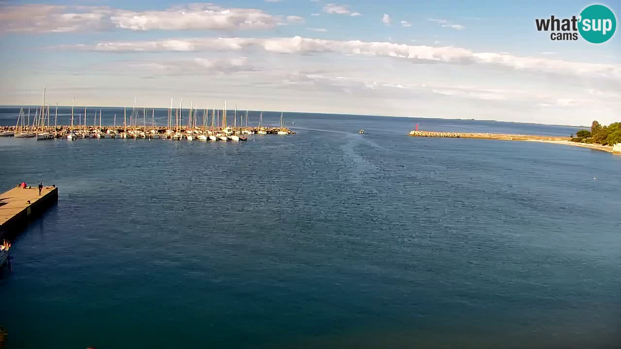 Webcam Sistiana – Blick auf Marina und Bucht