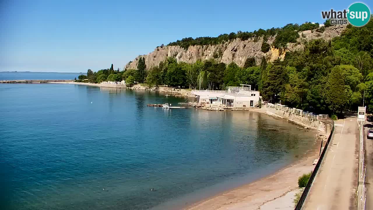 Webcam Sistiana – Vista sobre la marina y la bahía