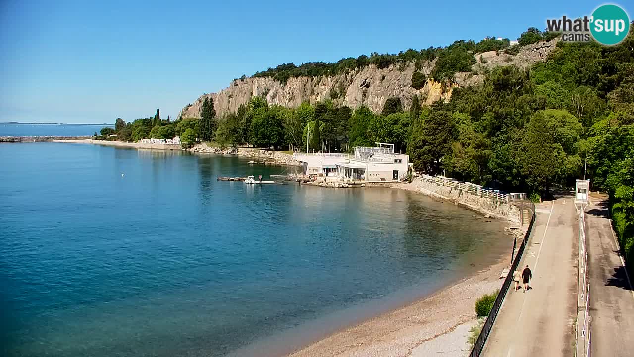 Webcam Sistiana – Pogled na marinu i zaljev