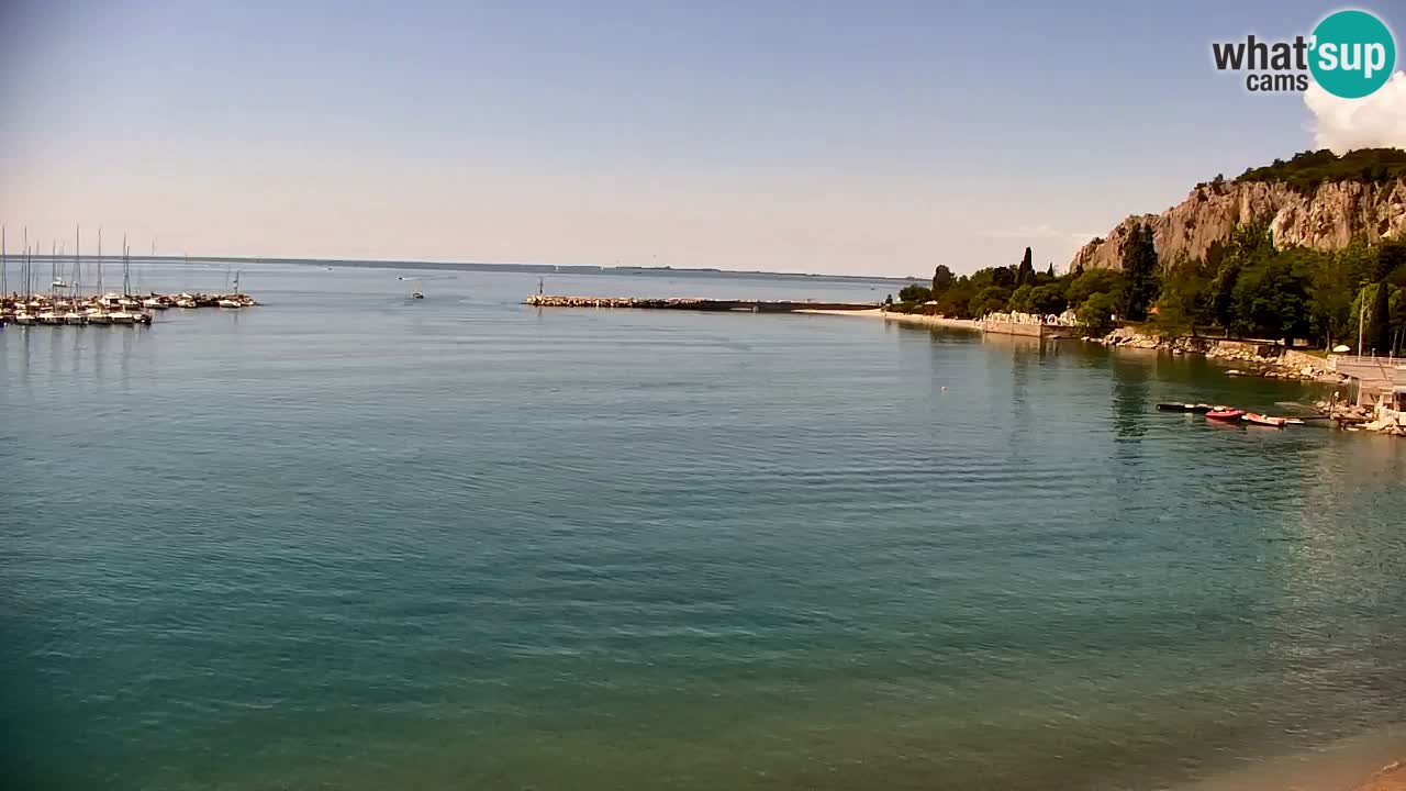 Webcam Sistiana – Blick auf Marina und Bucht
