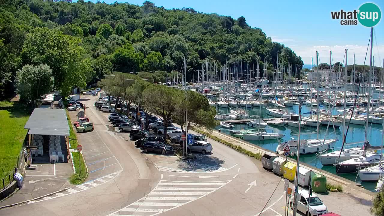 Webcam Sistiana – Vista sulla marina e sulla baia