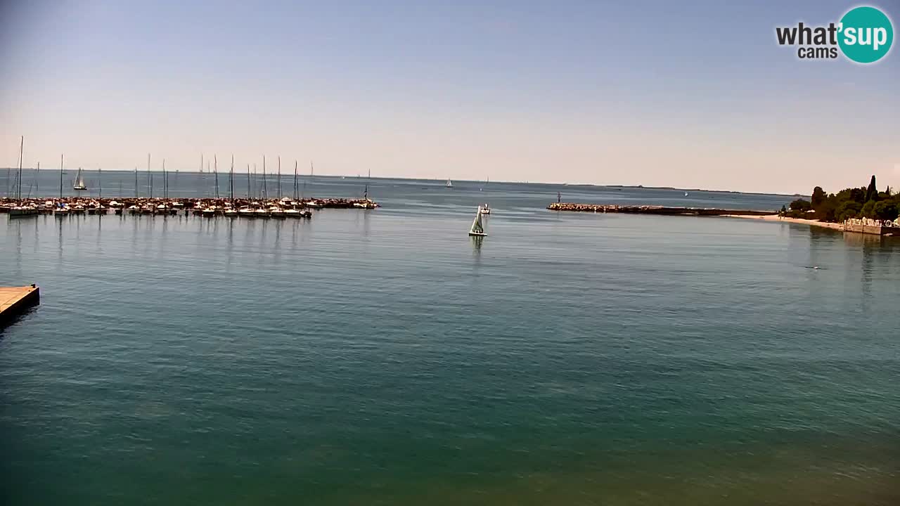 Webcam Sistiana – Vue sur la marina et la baie
