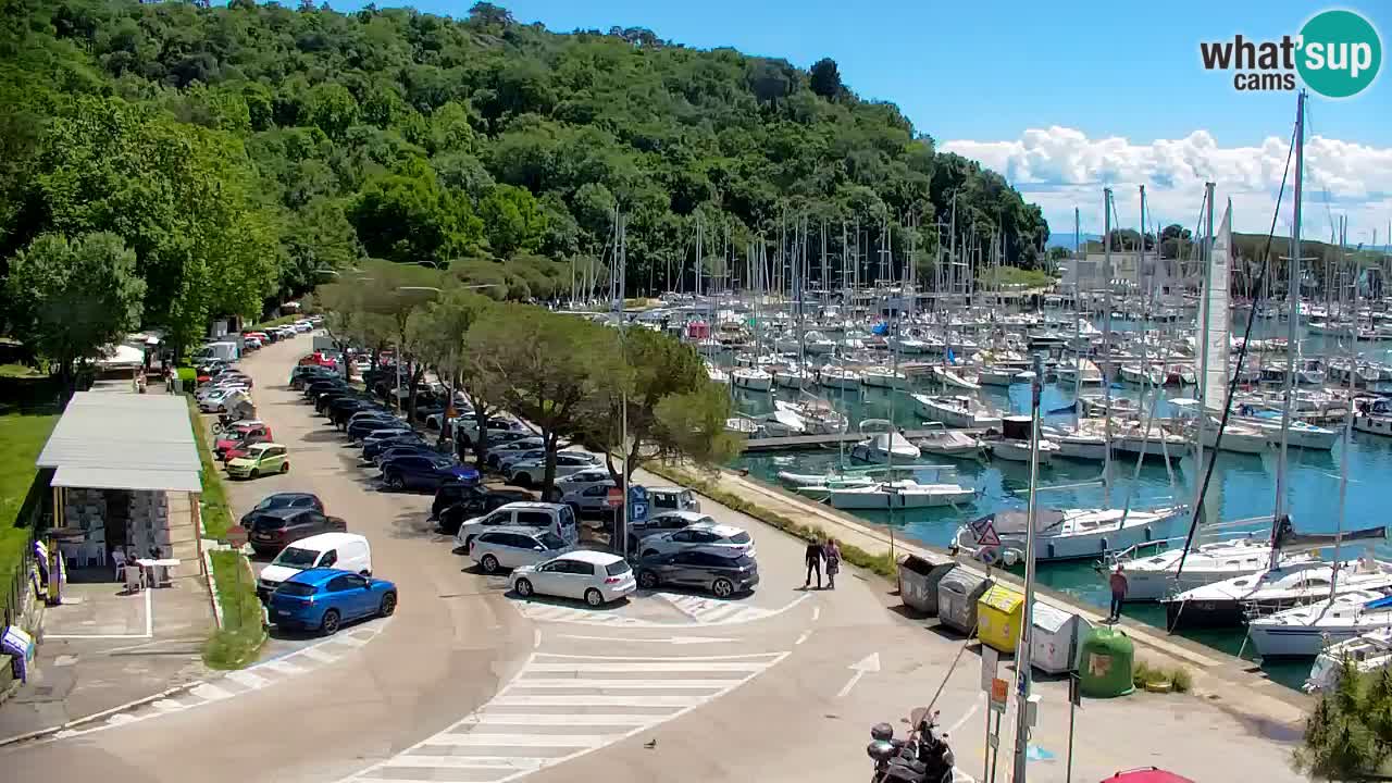 Webcam Sistiana – Blick auf Marina und Bucht