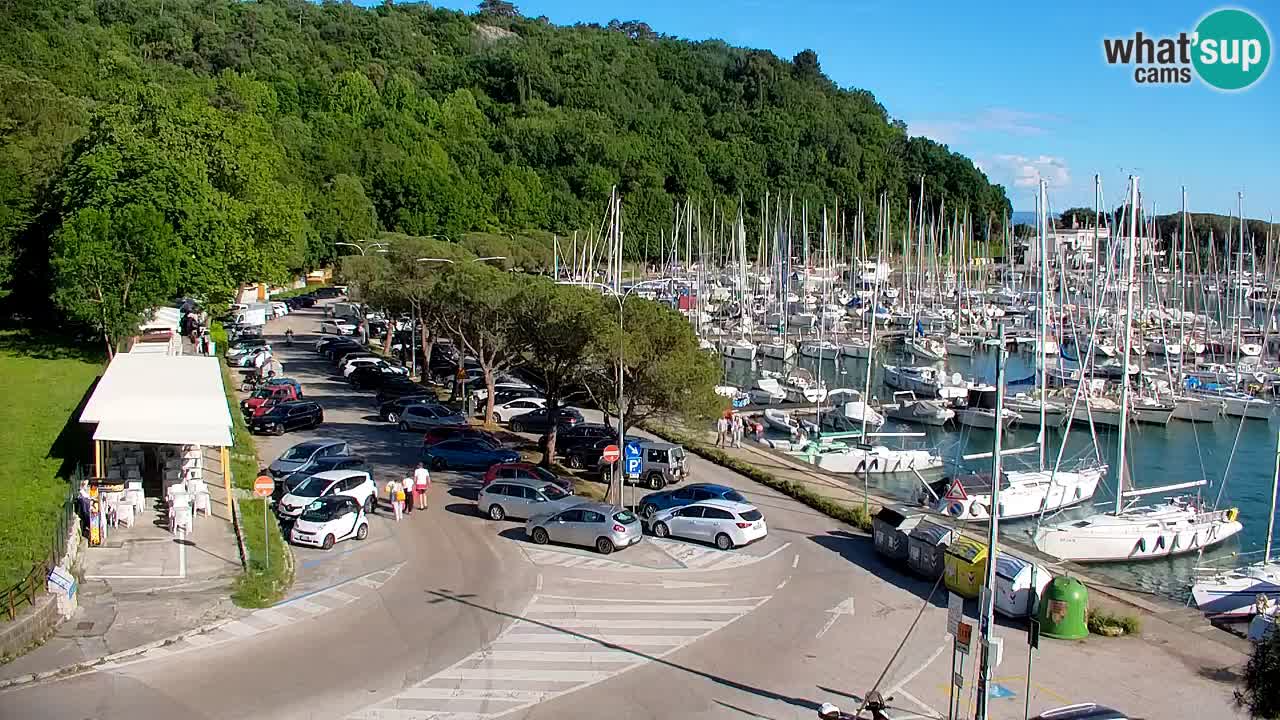 Webcam Sistiana – Blick auf Marina und Bucht