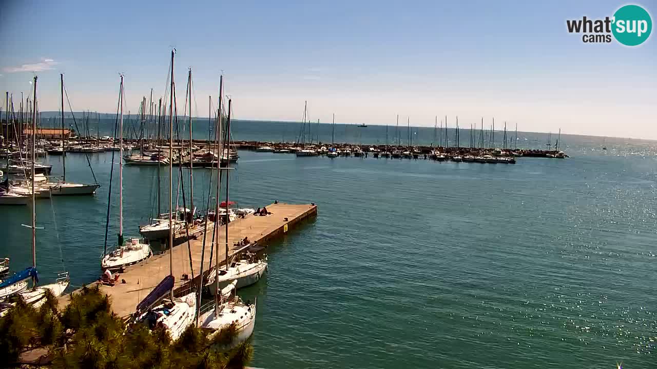 Webcam Sistiana – Blick auf Marina und Bucht