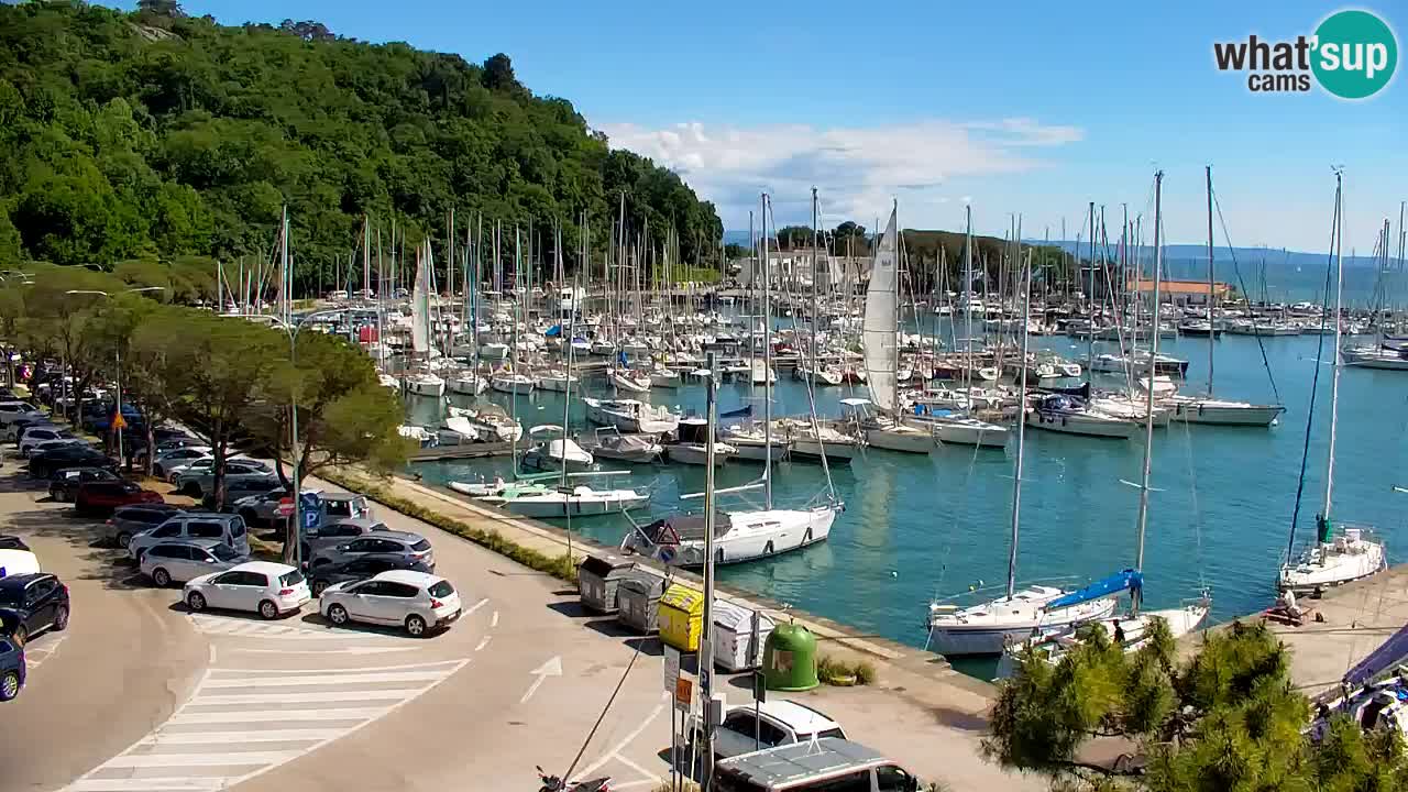 Webcam Sistiana – Blick auf Marina und Bucht