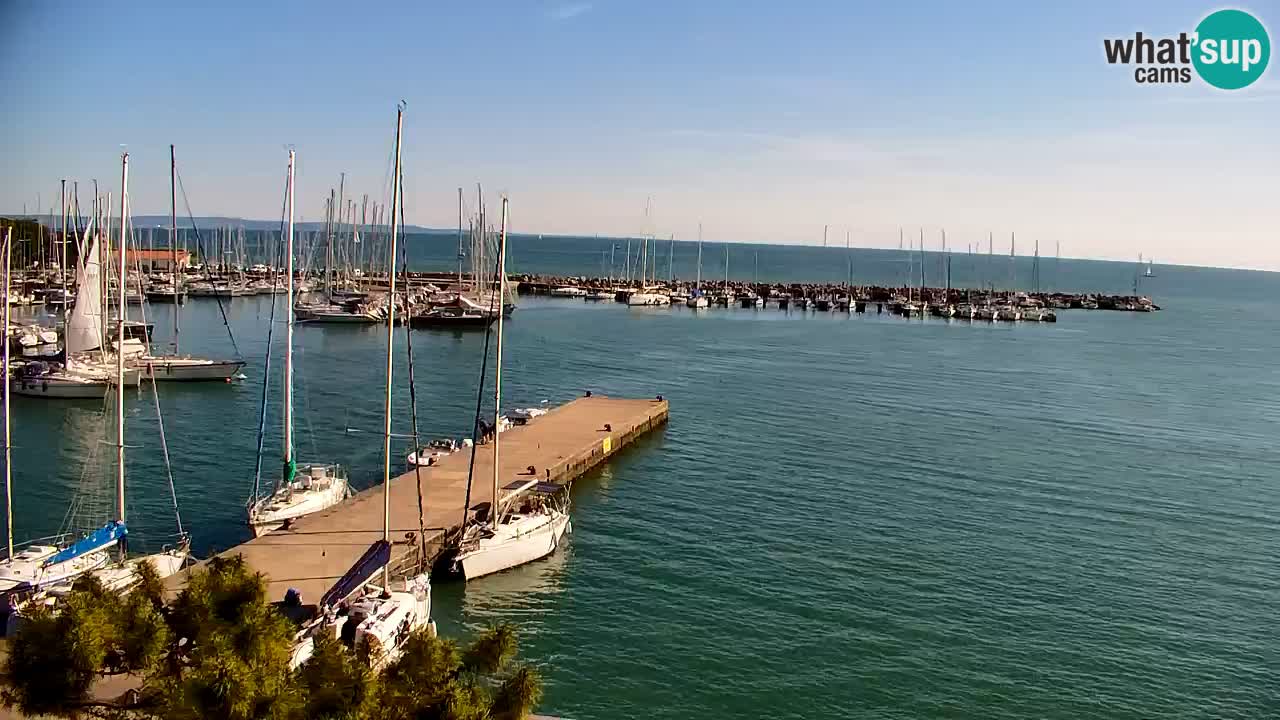 Webcam Sistiana – Pogled na marinu i zaljev