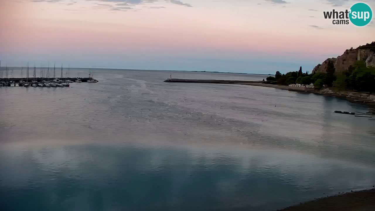 Webcam Sistiana – Blick auf Marina und Bucht