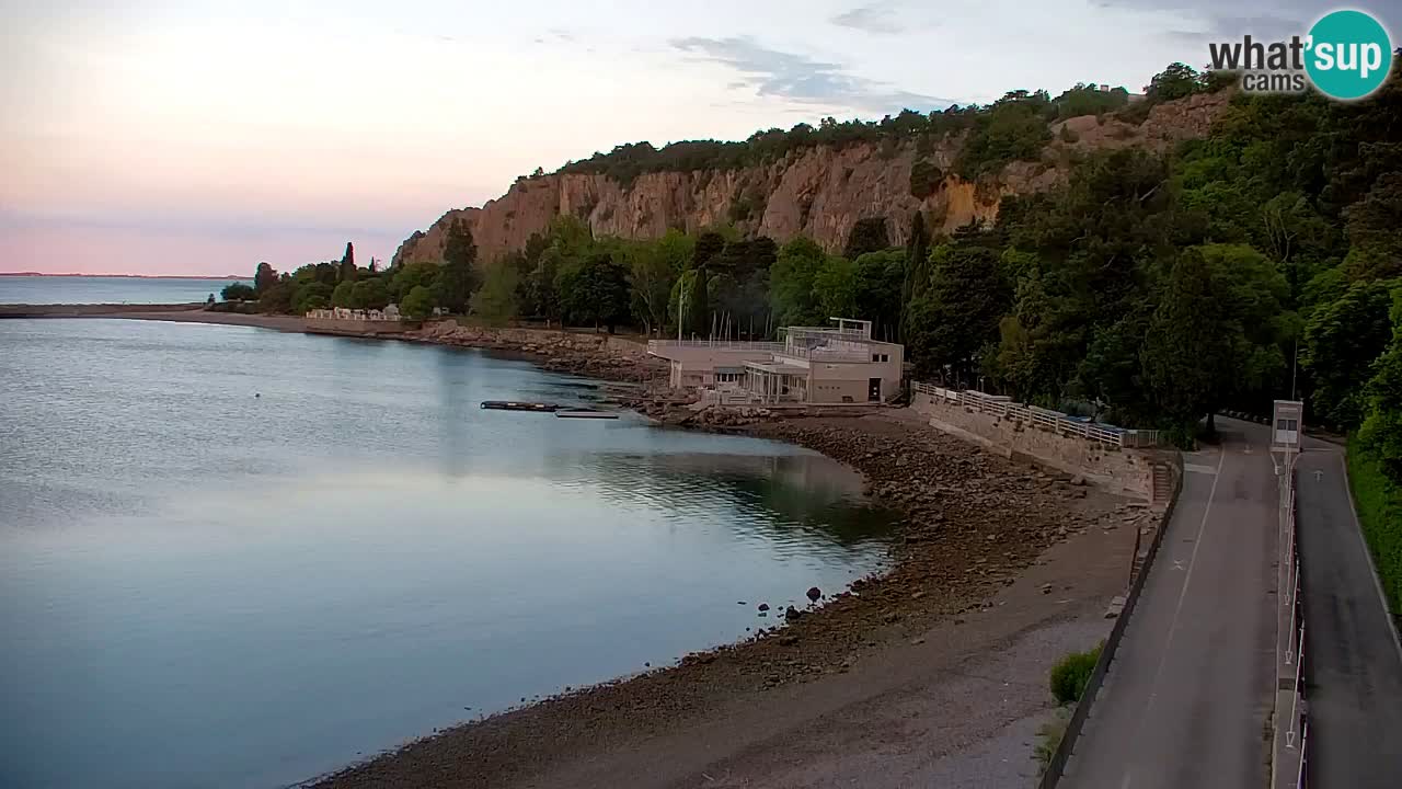 Webcam Sistiana – Vista sulla marina e sulla baia