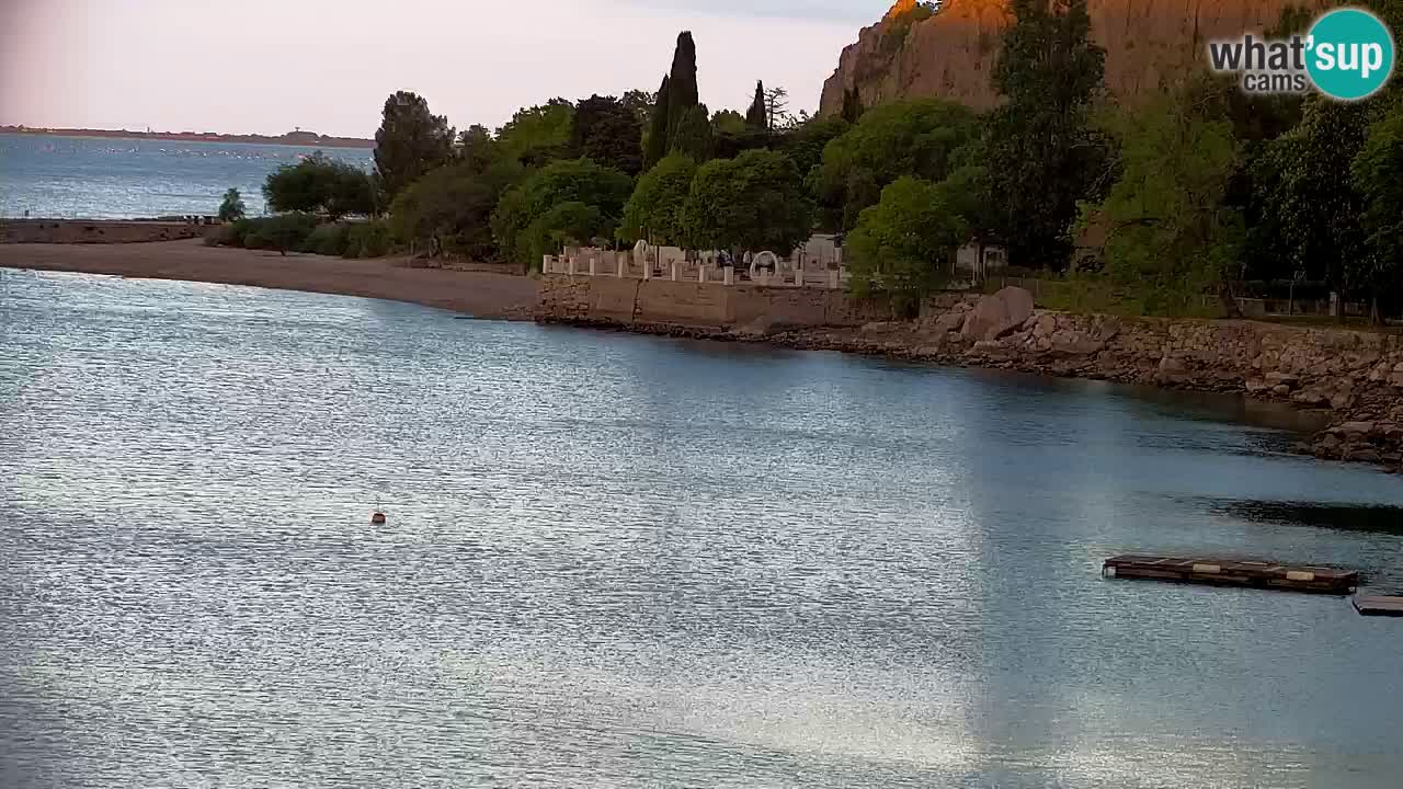 Webcam Sistiana – Pogled na marinu i zaljev