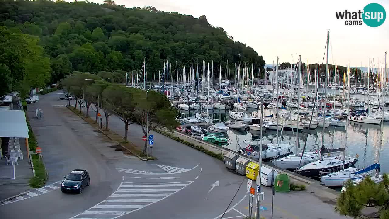 Webcam Sistiana – Blick auf Marina und Bucht