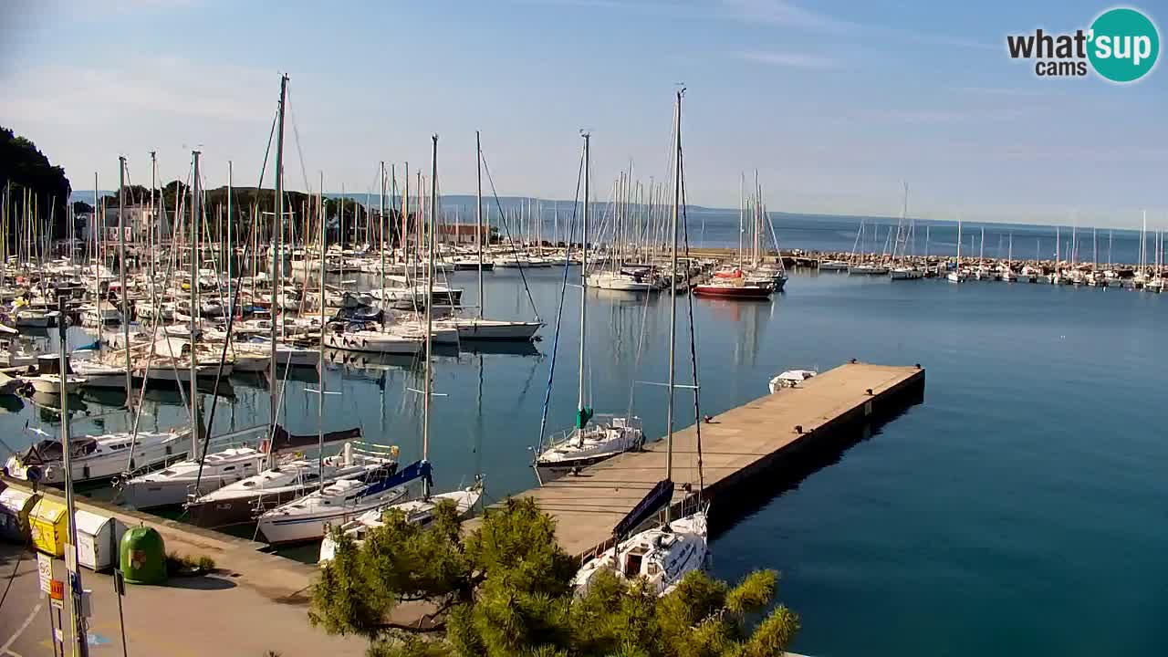 Webcam Sistiana – Blick auf Marina und Bucht