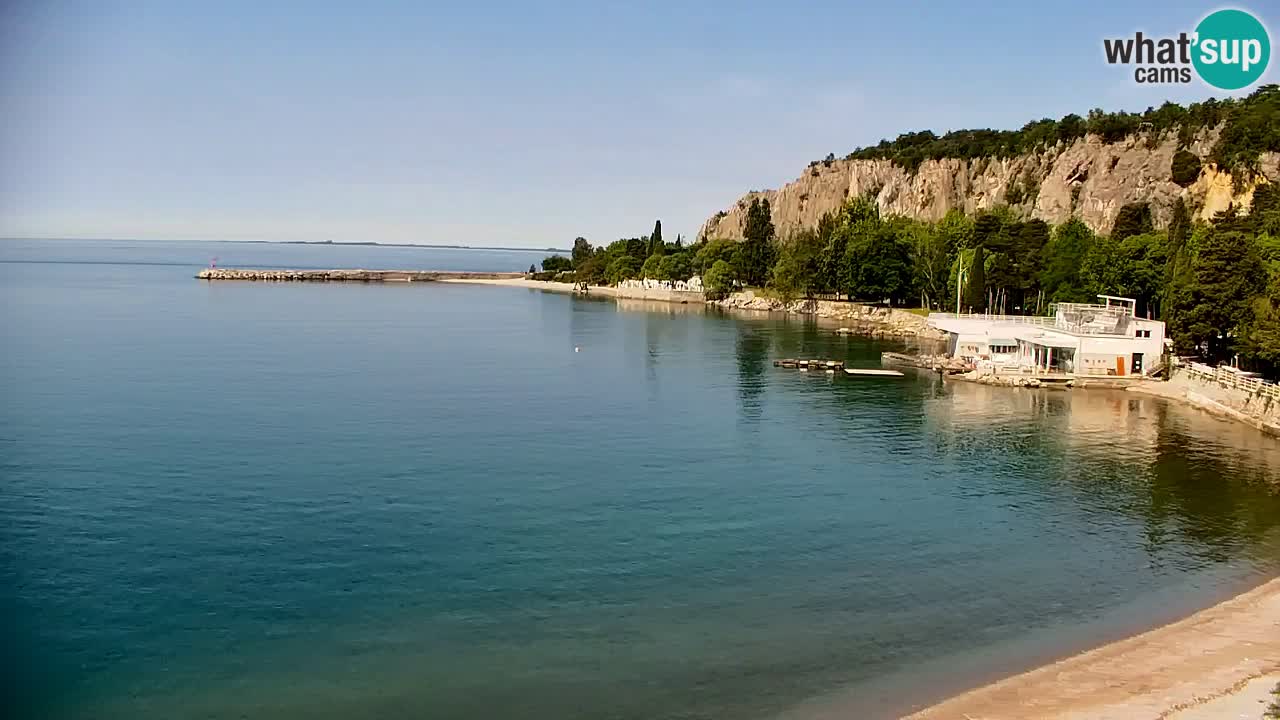 Webcam Sistiana – Blick auf Marina und Bucht