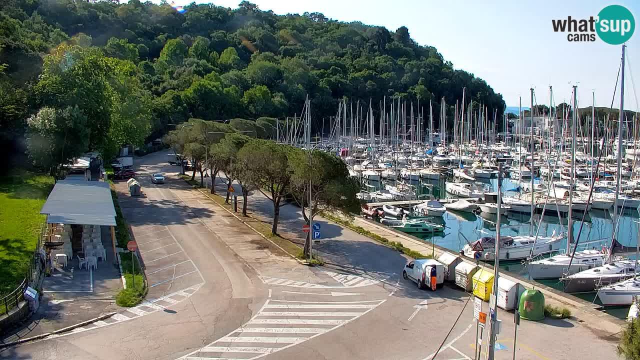 Webcam Sistiana – Blick auf Marina und Bucht
