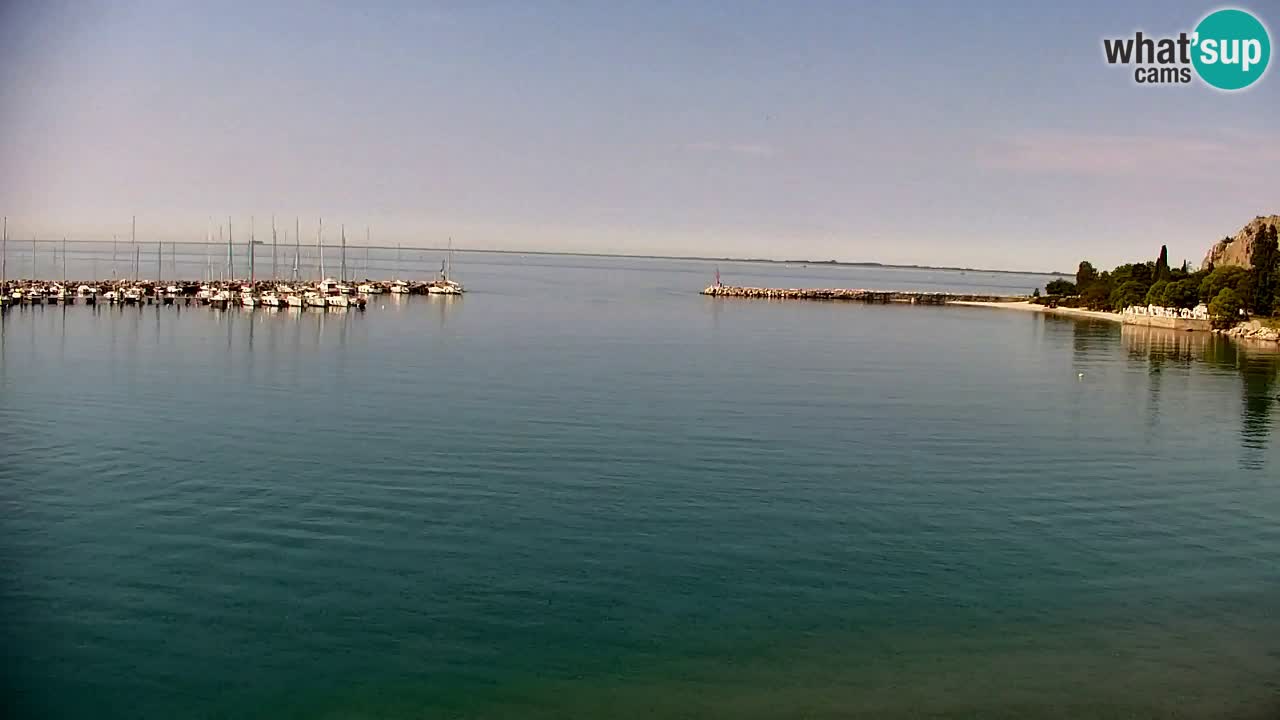 Webcam Sistiana – Vista sulla marina e sulla baia