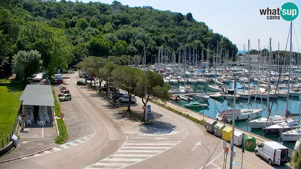 Webcam Sistiana – Blick auf Marina und Bucht