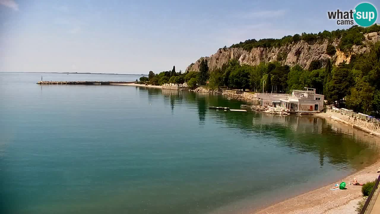 Webcam Sistiana – Blick auf Marina und Bucht