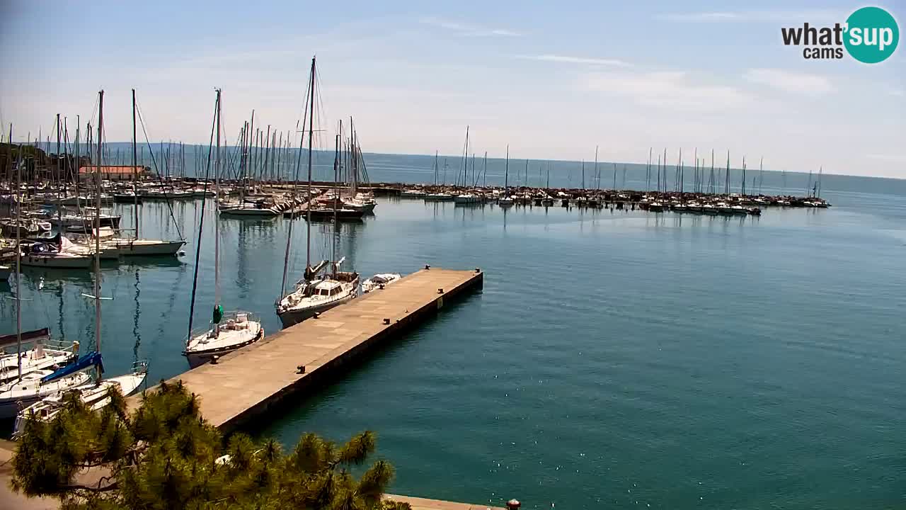 Webcam Sistiana – Blick auf Marina und Bucht