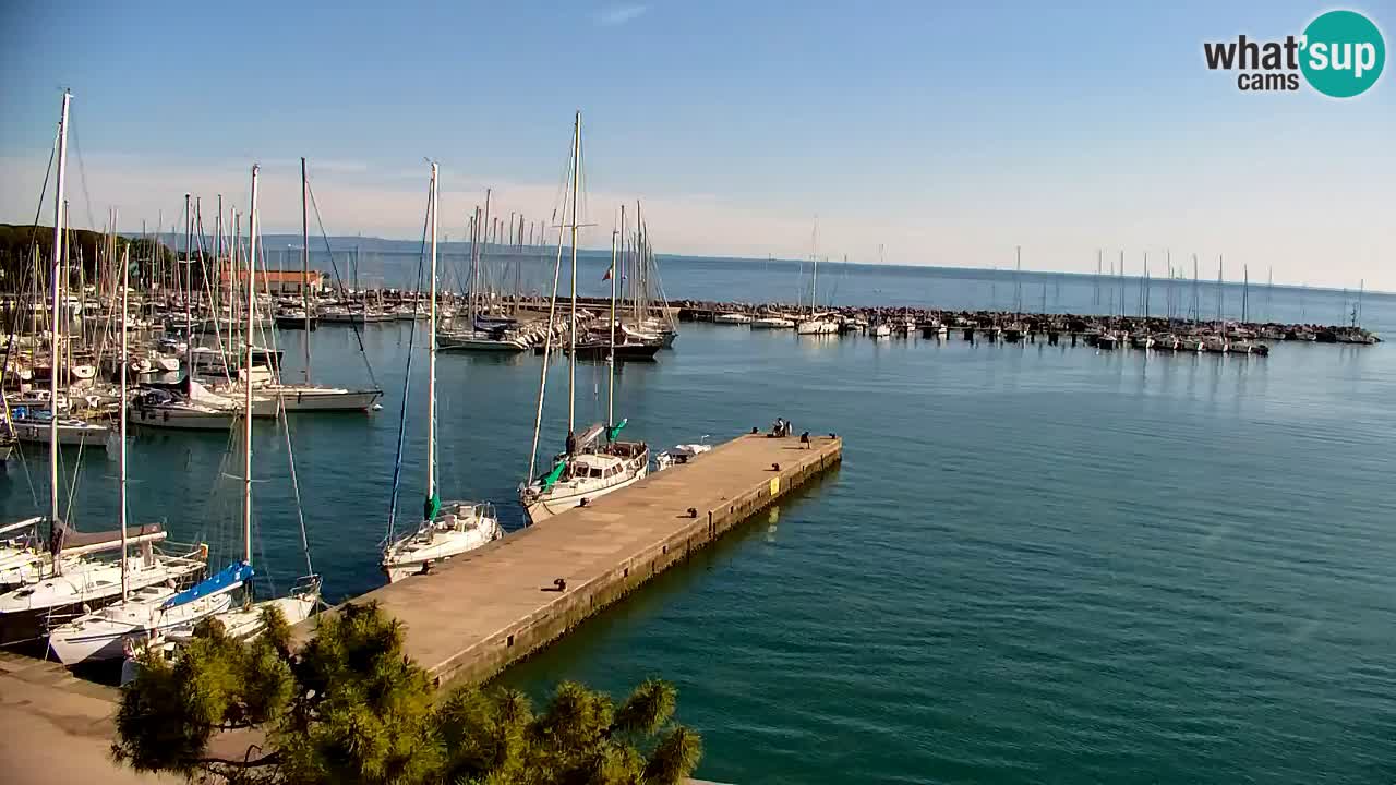 Webcam Sistiana – Blick auf Marina und Bucht