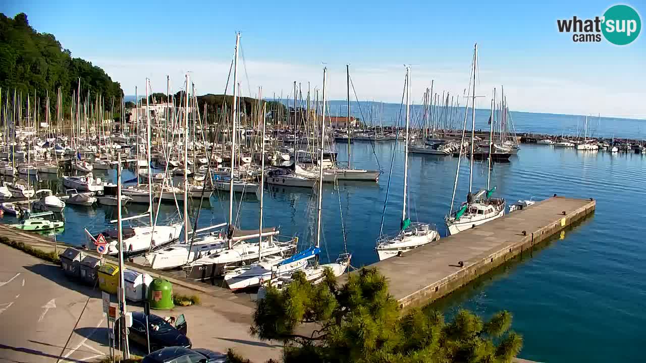 Webcam Sistiana – Vista sobre la marina y la bahía